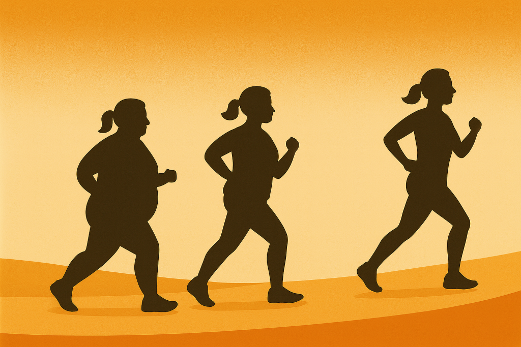 frauen laufen ohne hintergrund